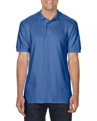 Gildan GI85800 PREMIUM COTTON® ADULT DOUBLE PIQUÉ POLO L