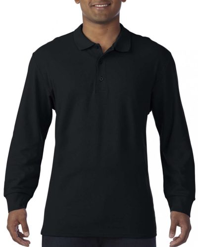 Gildan GI85900 PREMIUM COTTON® ADULT LONG SLEEVE DOUBLE PIQUÉ POLO XL