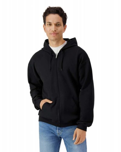 Gildan GISF600 SOFTSTYLE® MIDWEIGHT FLEECE ADULT FULL ZIP HOODED SWEATSHIRT 2XL