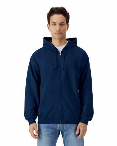 Gildan GISF600 SOFTSTYLE® MIDWEIGHT FLEECE ADULT FULL ZIP HOODED SWEATSHIRT 2XL