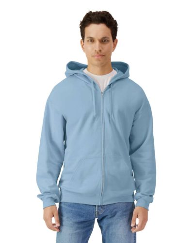 Gildan GISF600 SOFTSTYLE® MIDWEIGHT FLEECE ADULT FULL ZIP HOODED SWEATSHIRT 2XL