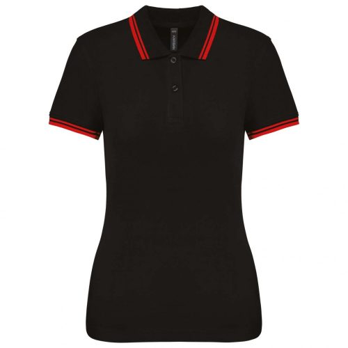 Kariban KA273 LADIE'S 2 STRIPED SHORT SLEEVED POLOSHIRT L