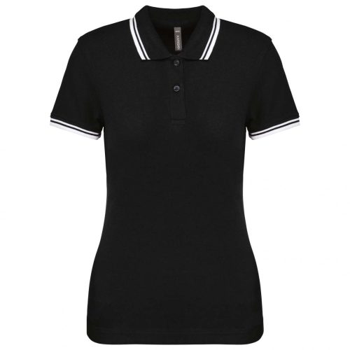 Kariban KA273 LADIE'S 2 STRIPED SHORT SLEEVED POLOSHIRT L