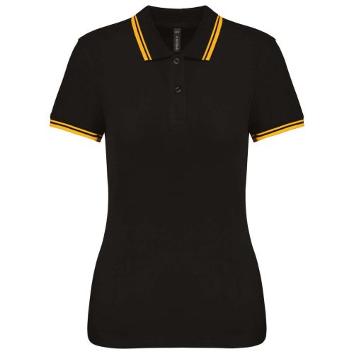 Kariban KA273 LADIE'S 2 STRIPED SHORT SLEEVED POLOSHIRT L