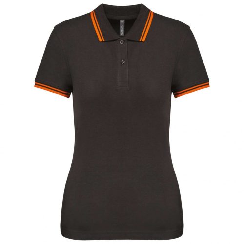 Kariban KA273 LADIE'S 2 STRIPED SHORT SLEEVED POLOSHIRT L