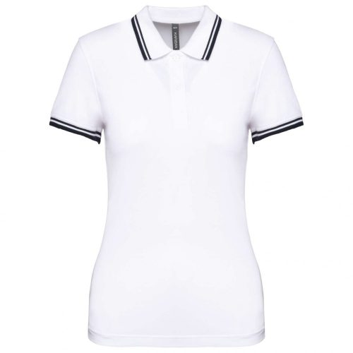 Kariban KA273 LADIE'S 2 STRIPED SHORT SLEEVED POLOSHIRT L