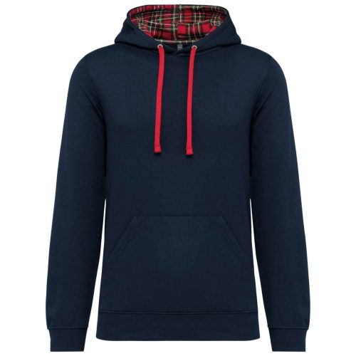 Kariban KA4013 UNISEX CONTRAST PATTERNED HOODED SWEATSHIRT S