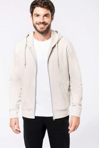 Kariban KA4030 MEN'S ECO-FRIENDLY HOODED SWEATSHIRT WITH ZIP FASTENING 4XL