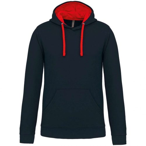 Kariban KA446 MEN'S CONTRAST HOODED SWEATSHIRT L