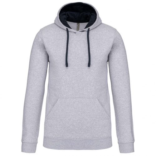 Kariban KA446 MEN'S CONTRAST HOODED SWEATSHIRT 2XL