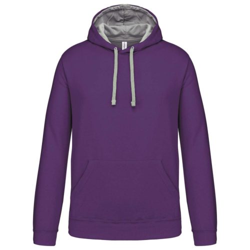 Kariban KA446 MEN'S CONTRAST HOODED SWEATSHIRT S