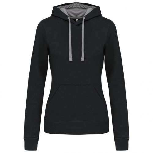 Kariban KA465 LADIES’ CONTRAST HOODED SWEATSHIRT L