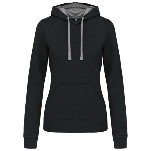 Kariban KA465 LADIES’ CONTRAST HOODED SWEATSHIRT L