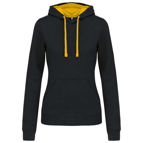 Kariban KA465 LADIES’ CONTRAST HOODED SWEATSHIRT 2XL