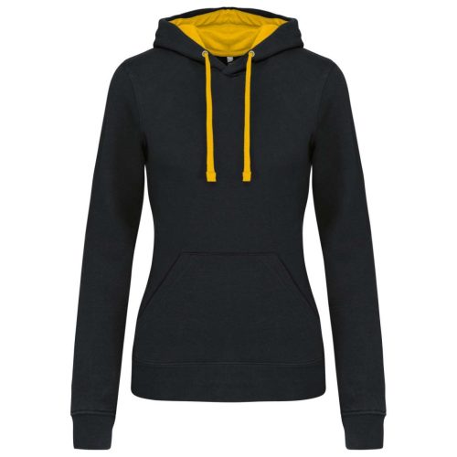 Kariban KA465 LADIES’ CONTRAST HOODED SWEATSHIRT XS