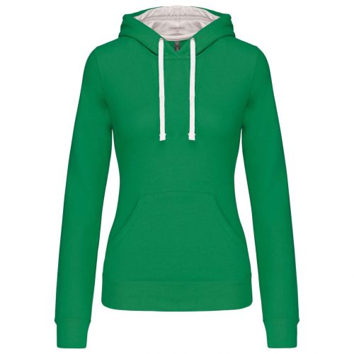 Kariban KA465 LADIES’ CONTRAST HOODED SWEATSHIRT XS