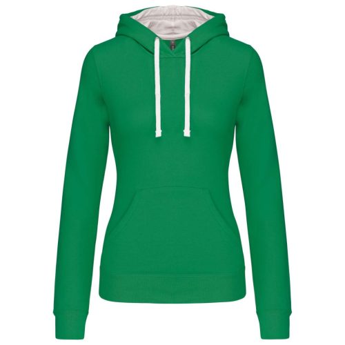 Kariban KA465 LADIES’ CONTRAST HOODED SWEATSHIRT XS