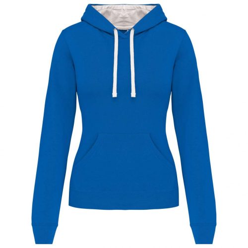 Kariban KA465 LADIES’ CONTRAST HOODED SWEATSHIRT XS