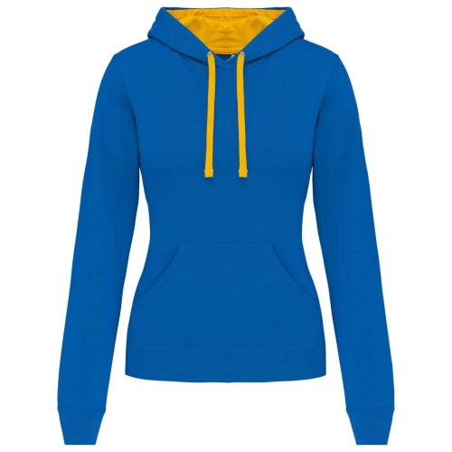 Kariban KA465 LADIES’ CONTRAST HOODED SWEATSHIRT XS