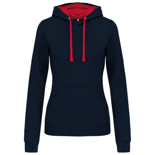 Kariban KA465 LADIES’ CONTRAST HOODED SWEATSHIRT 2XL