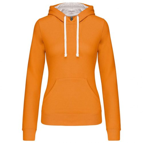 Kariban KA465 LADIES’ CONTRAST HOODED SWEATSHIRT 2XL