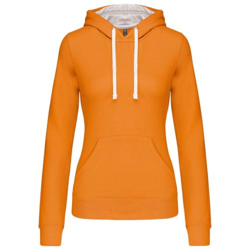 Kariban KA465 LADIES’ CONTRAST HOODED SWEATSHIRT XS