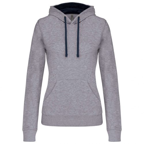 Kariban KA465 LADIES’ CONTRAST HOODED SWEATSHIRT 2XL