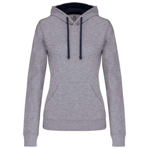 Kariban KA465 LADIES’ CONTRAST HOODED SWEATSHIRT XS