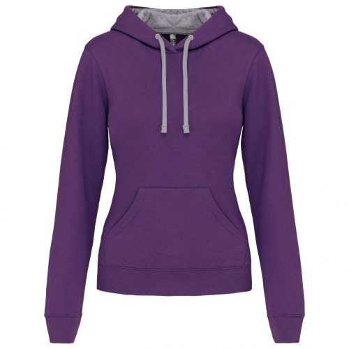 Kariban KA465 LADIES’ CONTRAST HOODED SWEATSHIRT M