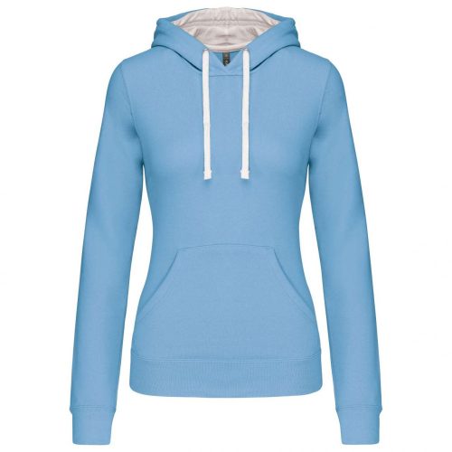 Kariban KA465 LADIES’ CONTRAST HOODED SWEATSHIRT 2XL