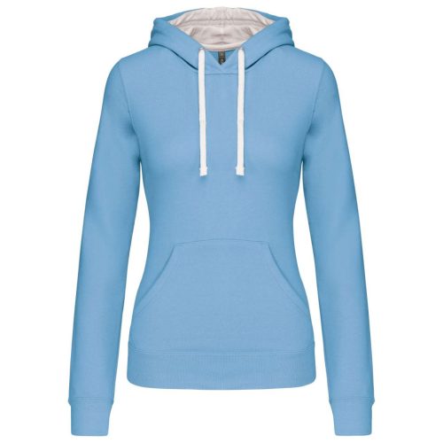 Kariban KA465 LADIES’ CONTRAST HOODED SWEATSHIRT L