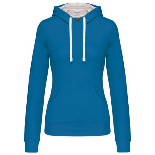 Kariban KA465 LADIES’ CONTRAST HOODED SWEATSHIRT XS