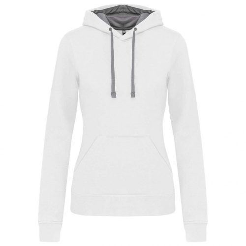 Kariban KA465 LADIES’ CONTRAST HOODED SWEATSHIRT 2XL