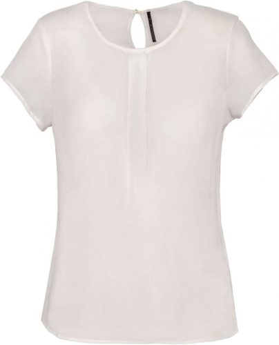 Kariban KA5002 LADIES' SHORT-SLEEVED CREPE BLOUSE 34