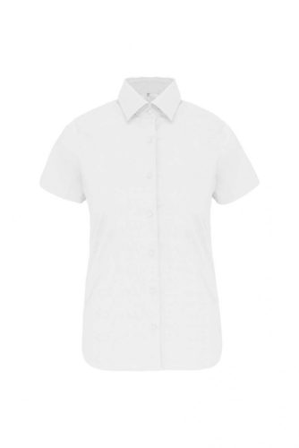 Kariban KA532 LADIES' SHORT-SLEEVED COTTON/ELASTANE SHIRT L