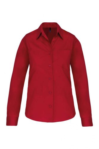 Kariban KA542 LADIES' LONG-SLEEVED COTTON POPLIN SHIRT S