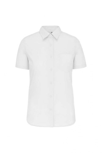 Kariban KA544 LADIES' SHORT-SLEEVED COTTON POPLIN SHIRT XS