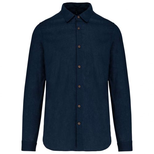 Kariban KA588 MEN'S LONG SLEEVE LINEN AND COTTON SHIRT L