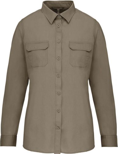 Kariban KA591 LADIES' LONG-SLEEVED SAFARI SHIRT L