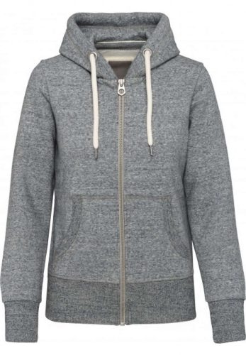 Kariban KV2307 LADIES' VINTAGE ZIPPED HOODED SWEATSHIRT XS