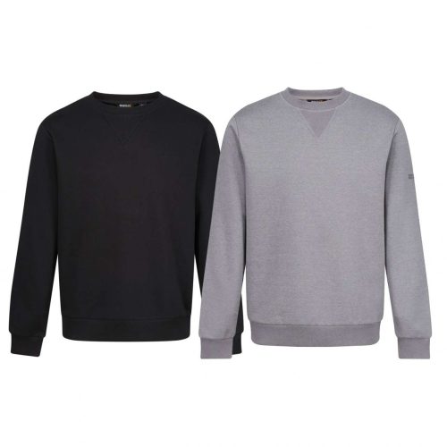 Regatta RETRF642 ESSENTIAL SWEATSHIRTS 2 PACK L