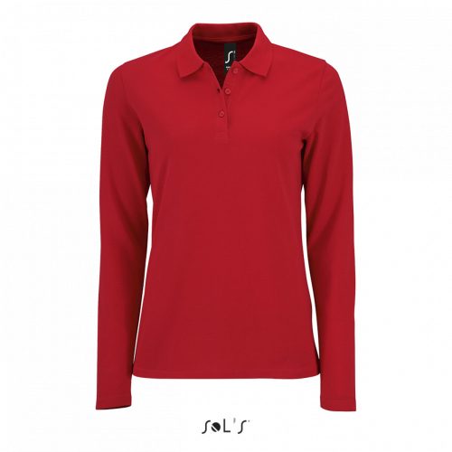 SOL'S SO02083 SOL'S PERFECT LSL WOMEN - LONG-SLEEVE PIQUÉ POLO SHIRT M