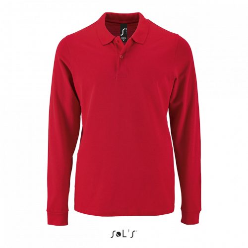 SOL'S SO02087 SOL'S PERFECT LSL MEN - LONG-SLEEVE PIQUÉ POLO SHIRT M