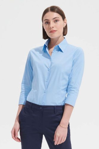 SOL'S SO17010 SOL'S EFFECT - 3/4 SLEEVE STRETCH WOMEN'S SHIRT 2XL